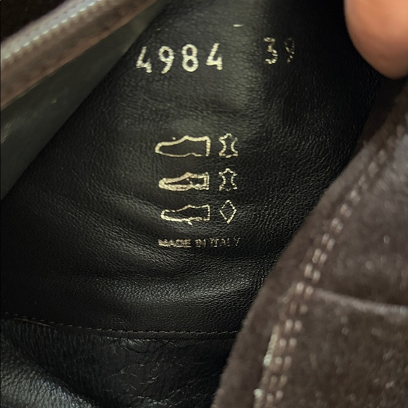 Prada Dark Brown Suede Knee Boots - Picture 7 of 7